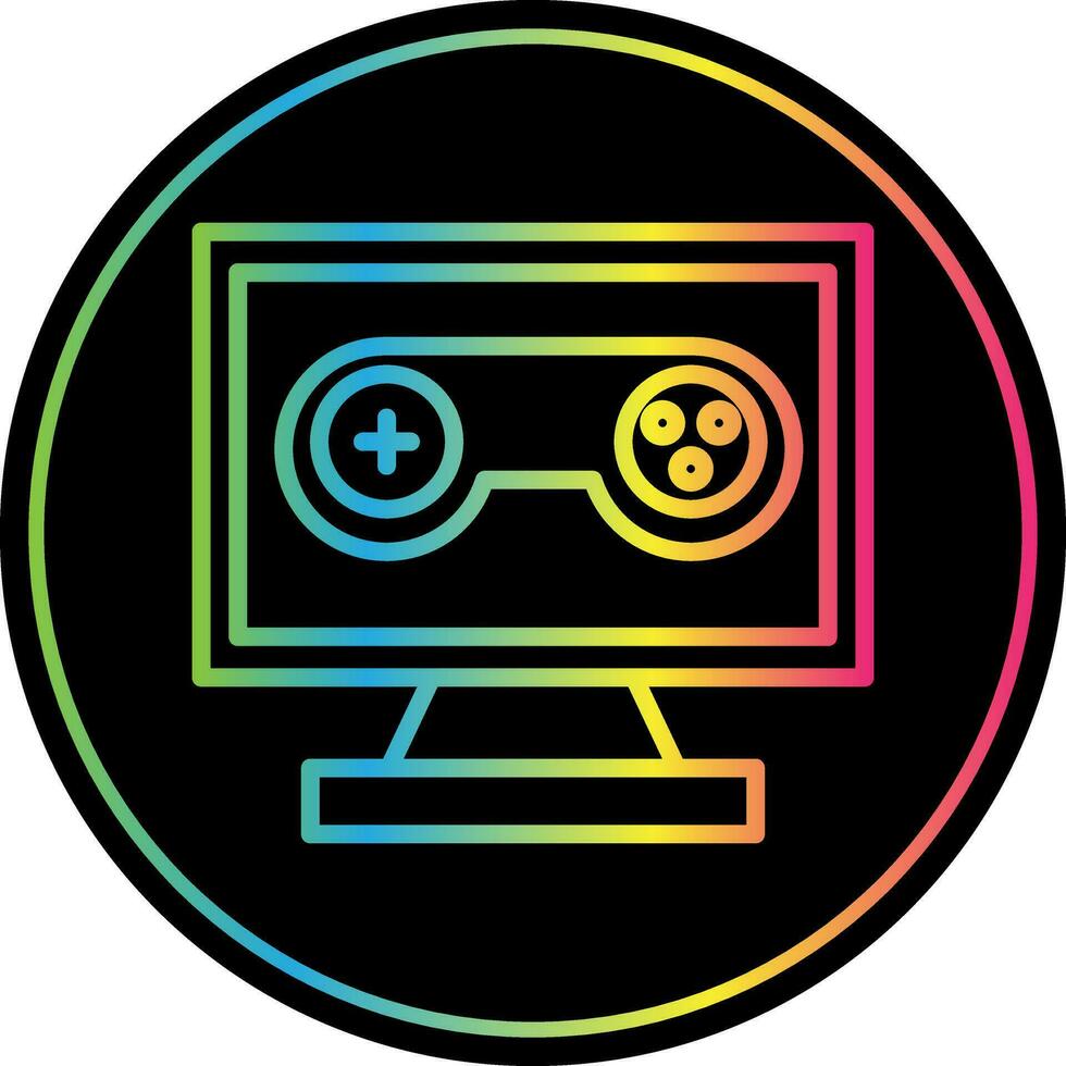 Pc game Vector Icon Design