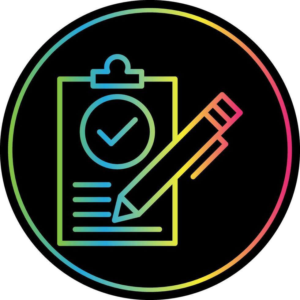 Contract Vector Icon Design