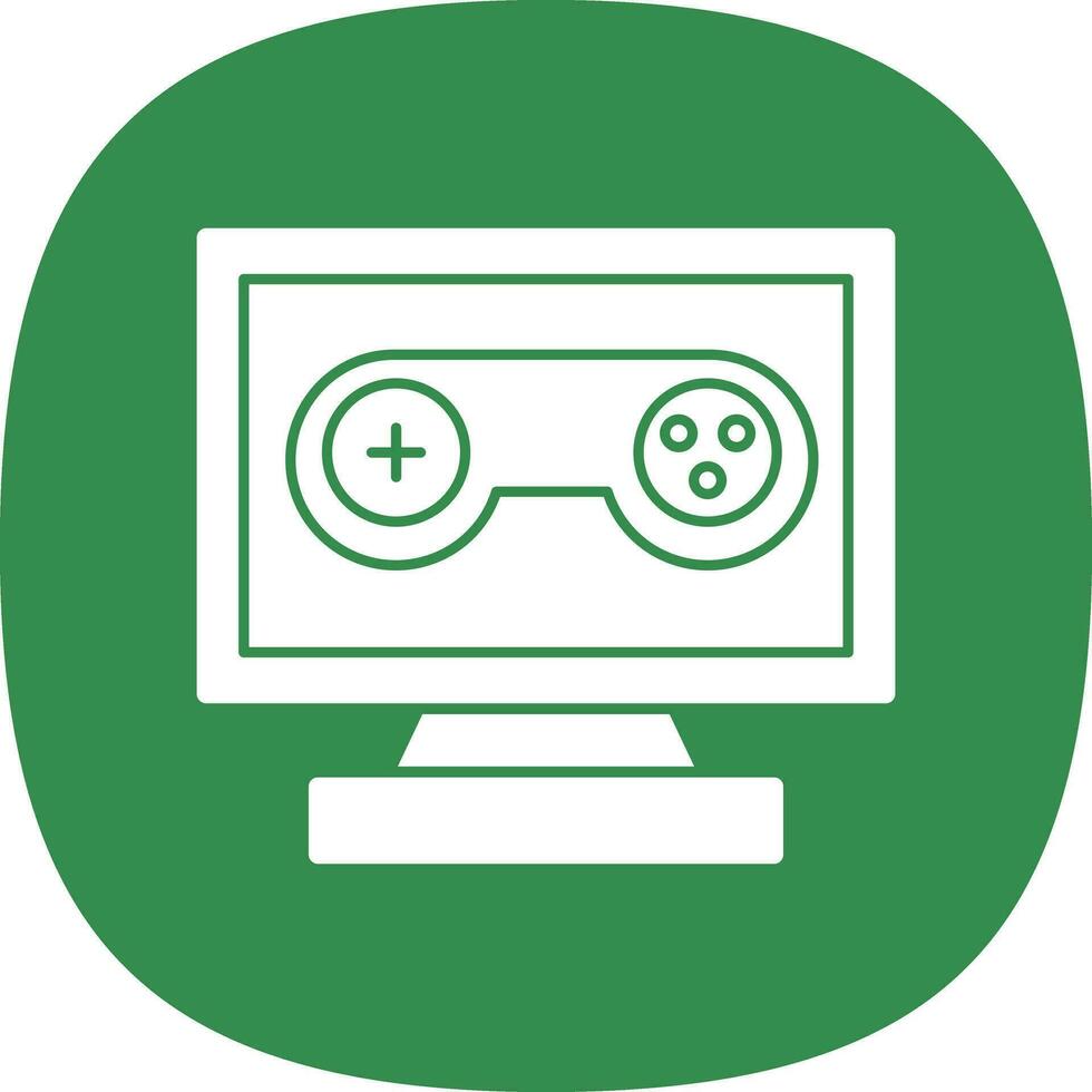 Pc game Vector Icon Design