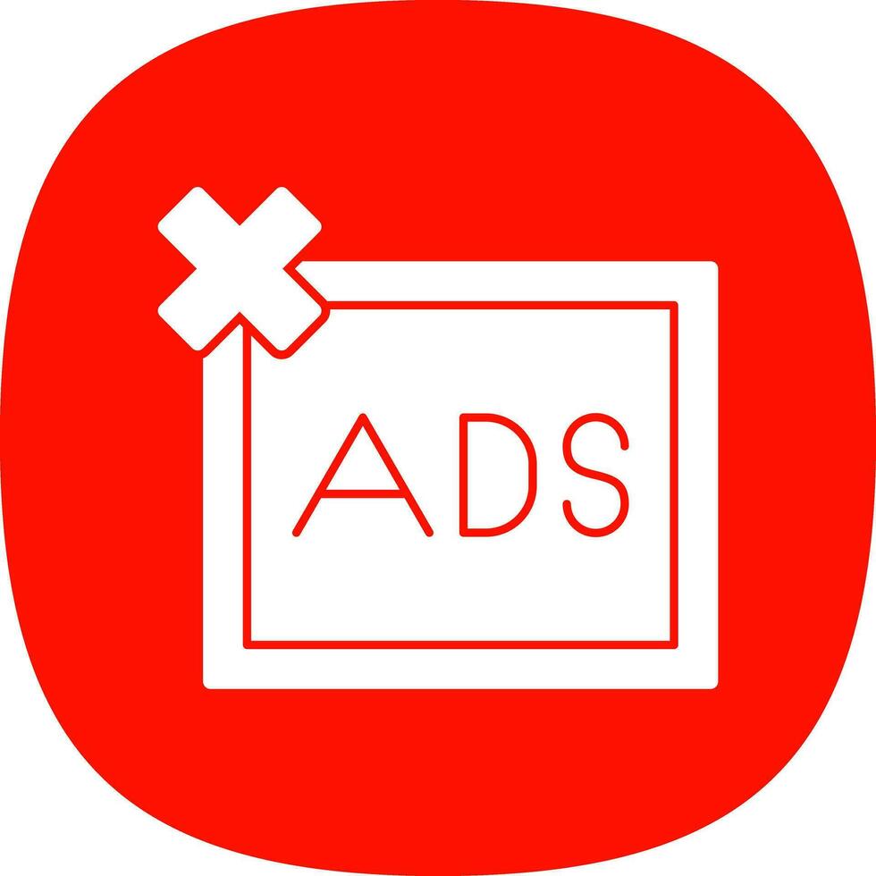 Remove ads Vector Icon Design