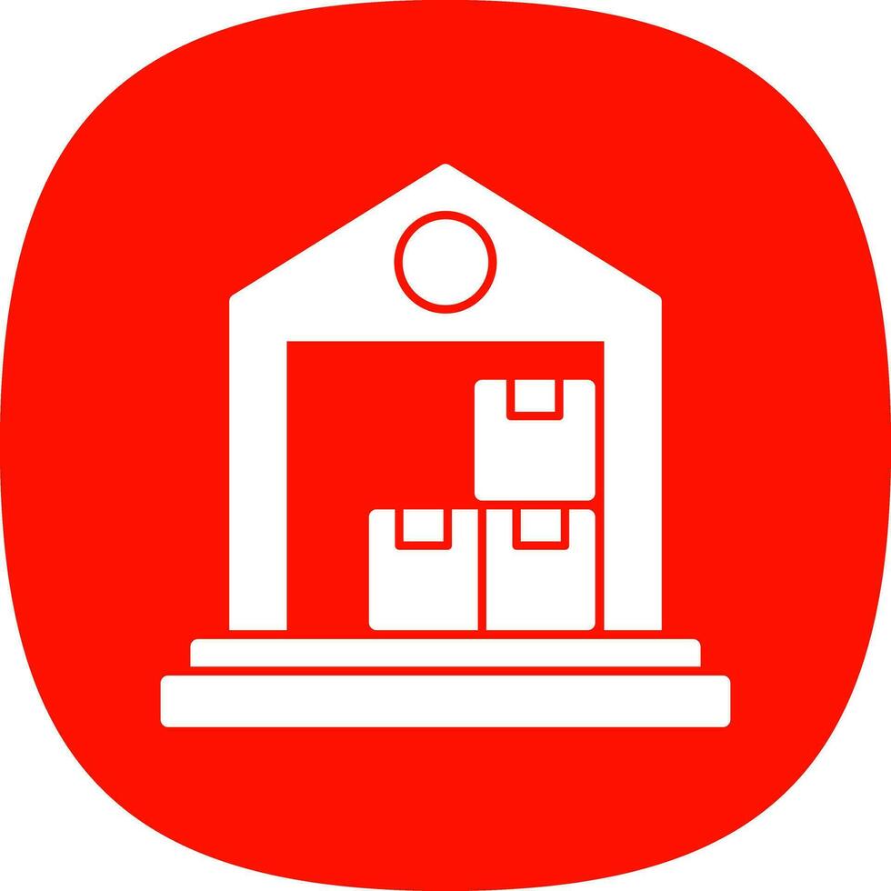 Warehouse Vector Icon Design