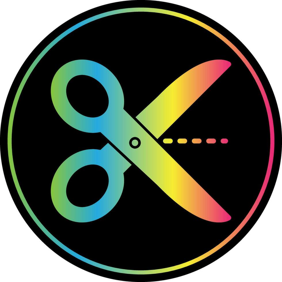 Cutting Vector Icon Design