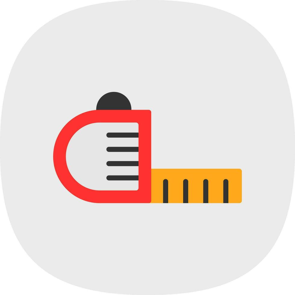 Measuring tape Vector Icon Design