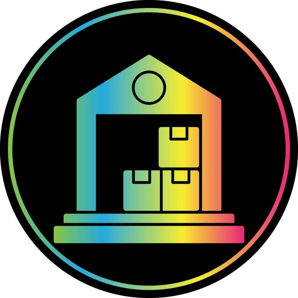 Warehouse Vector Icon Design