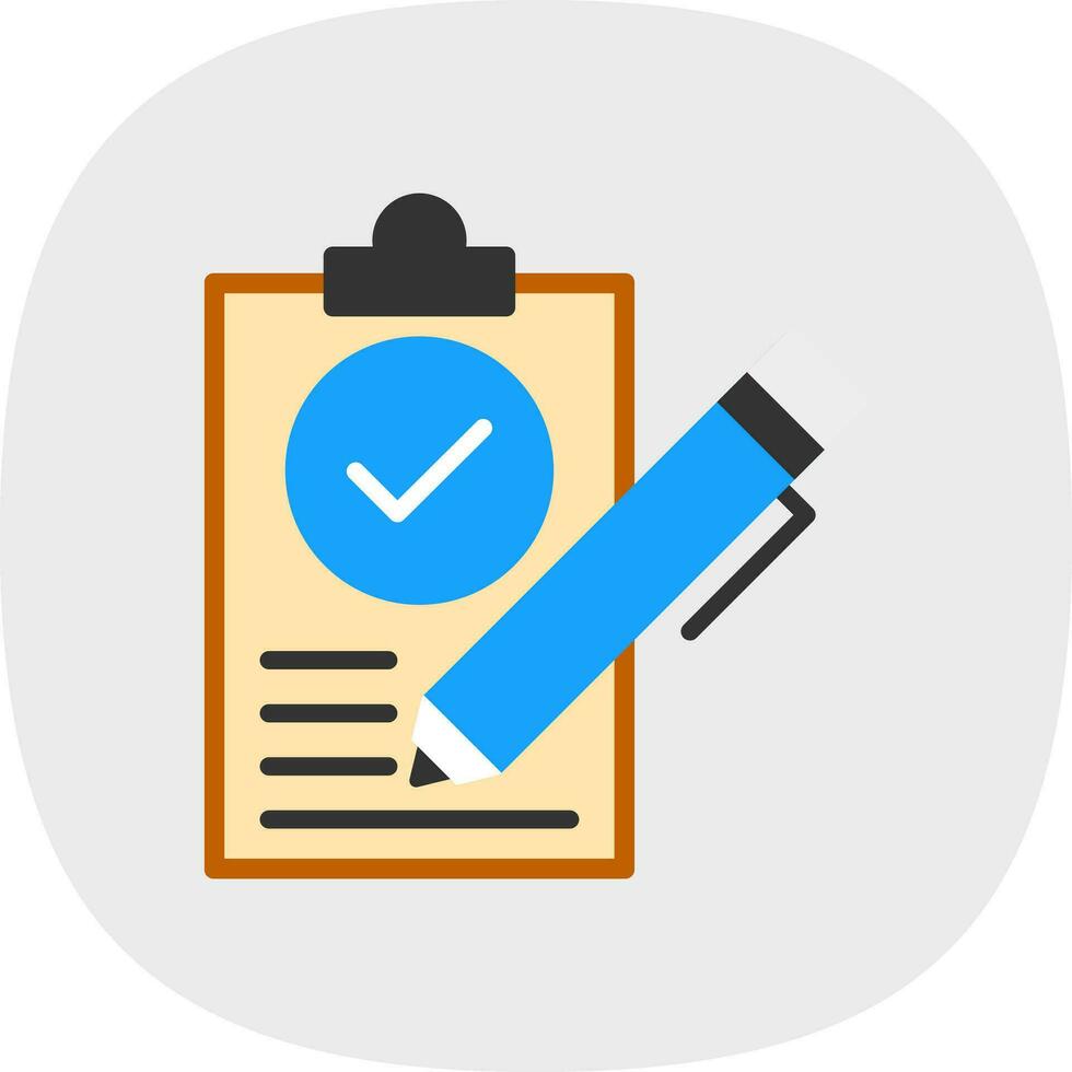 Contract Vector Icon Design
