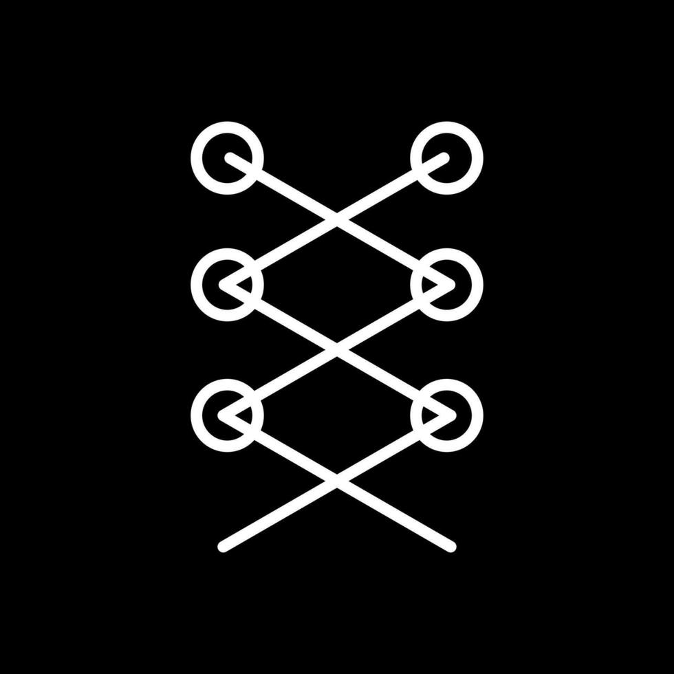 Shoe laces Vector Icon Design