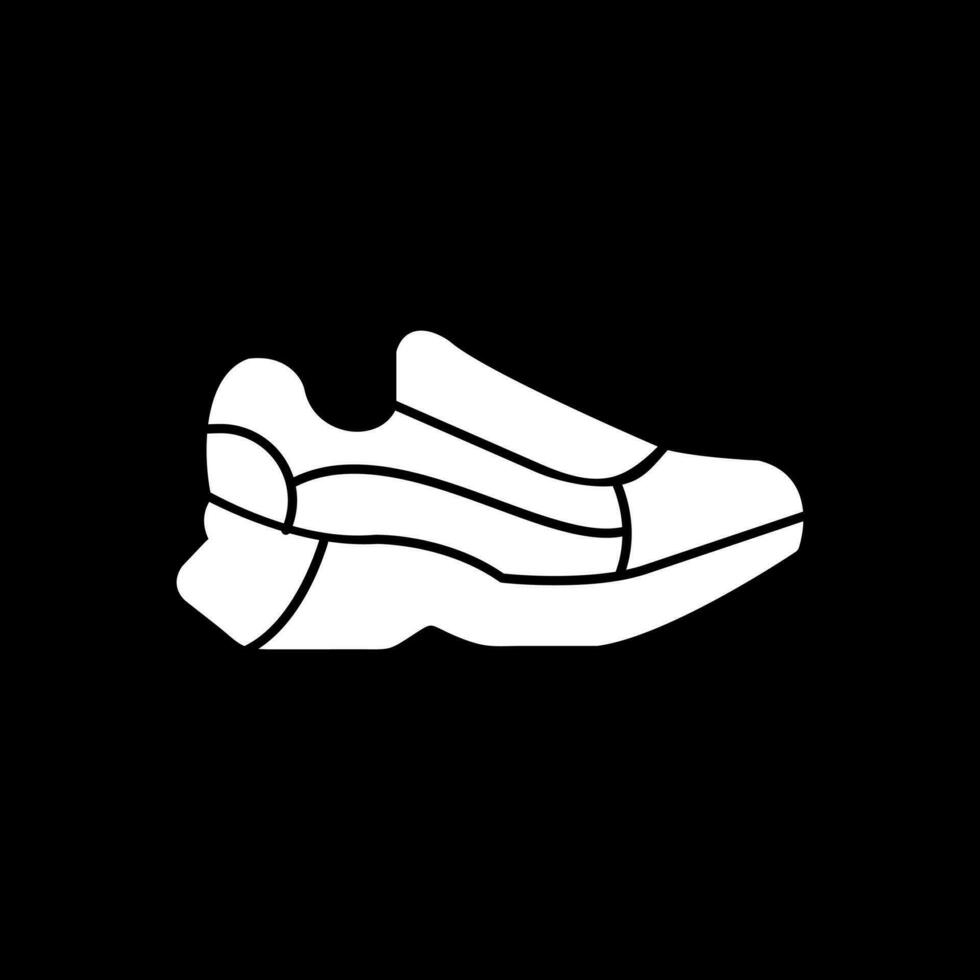 diseño de icono de vector de zapatillas