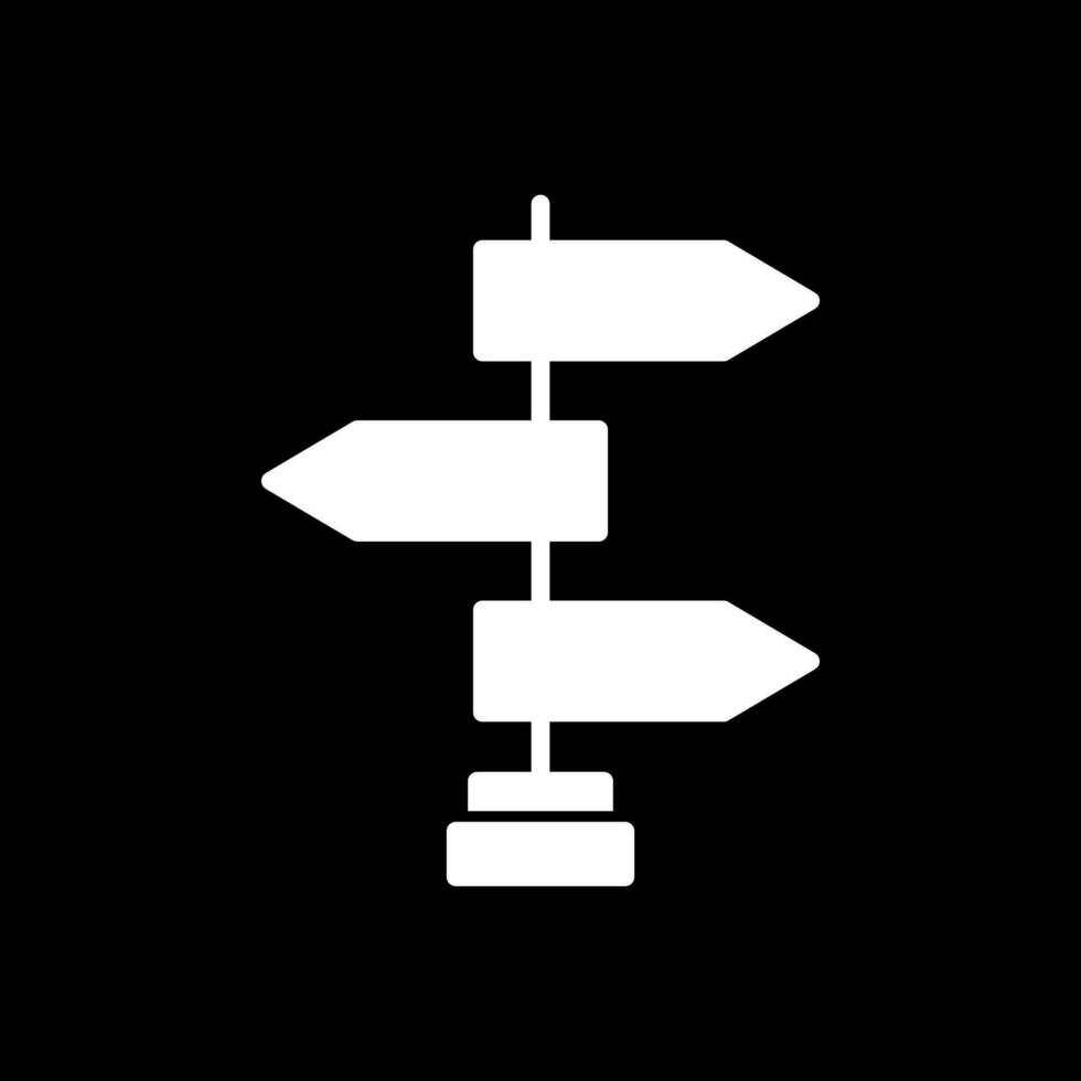 Signboard Vector Icon Design