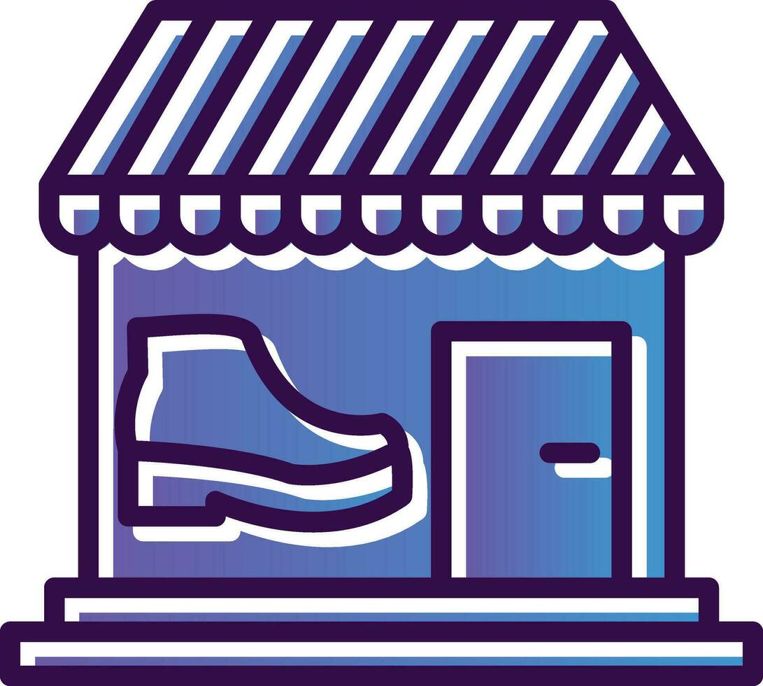 Shoe shop Vector Icon Design