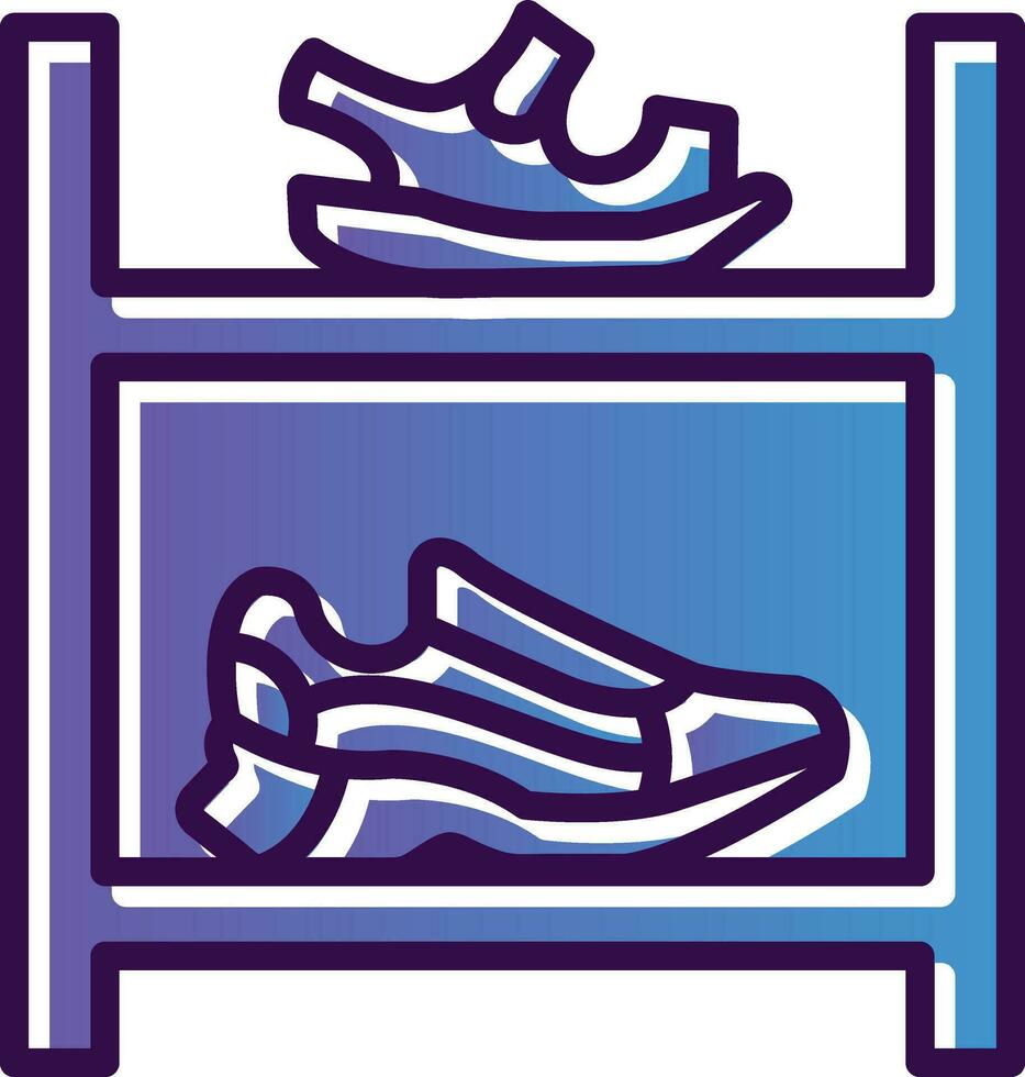 Shoe rack Vector Icon Design