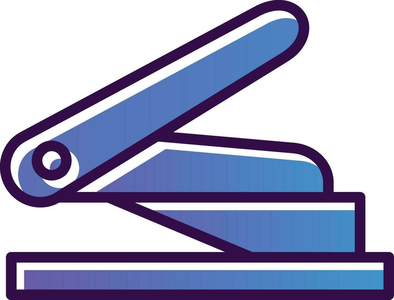 Hole punch Vector Icon Design