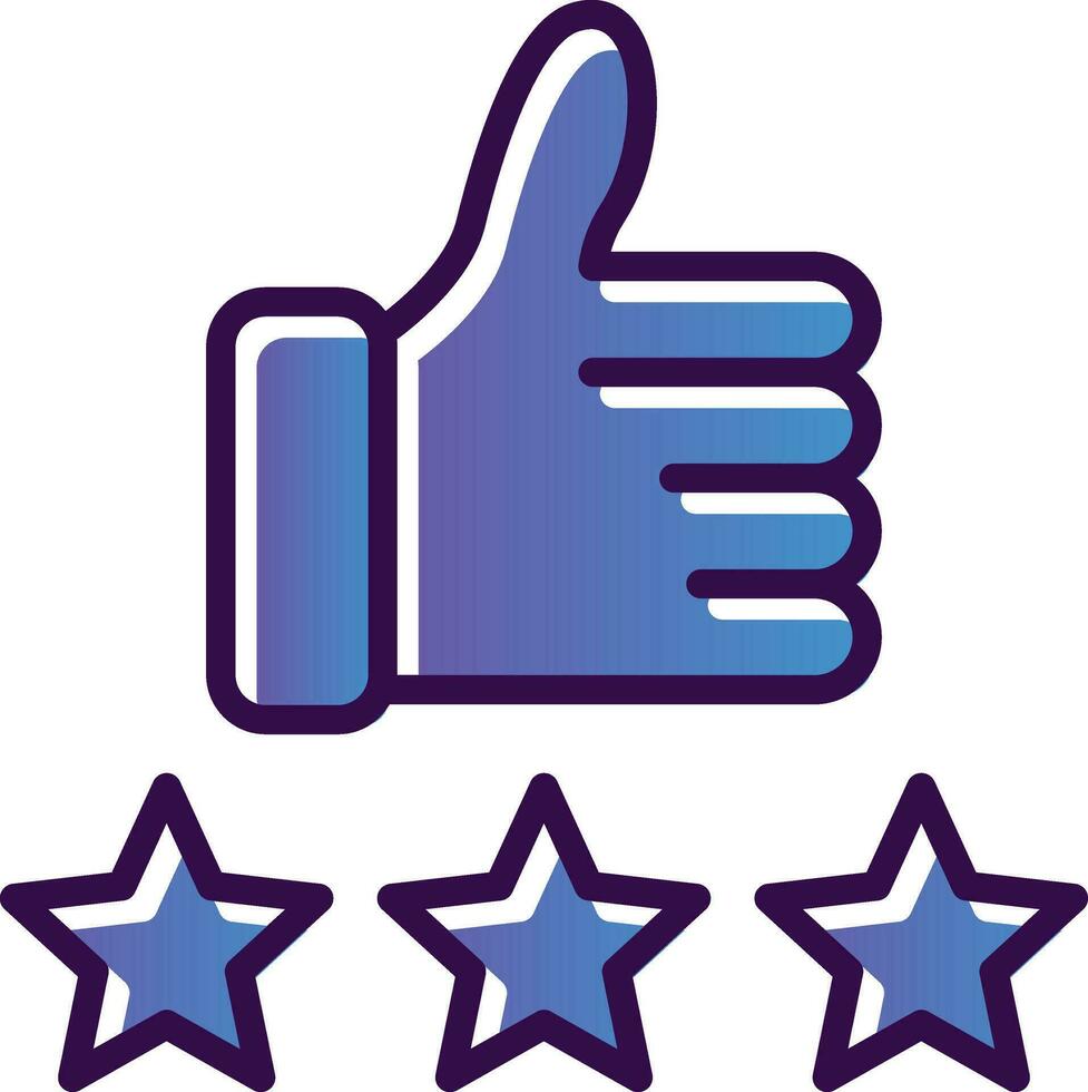 Rating Vector Icon Design
