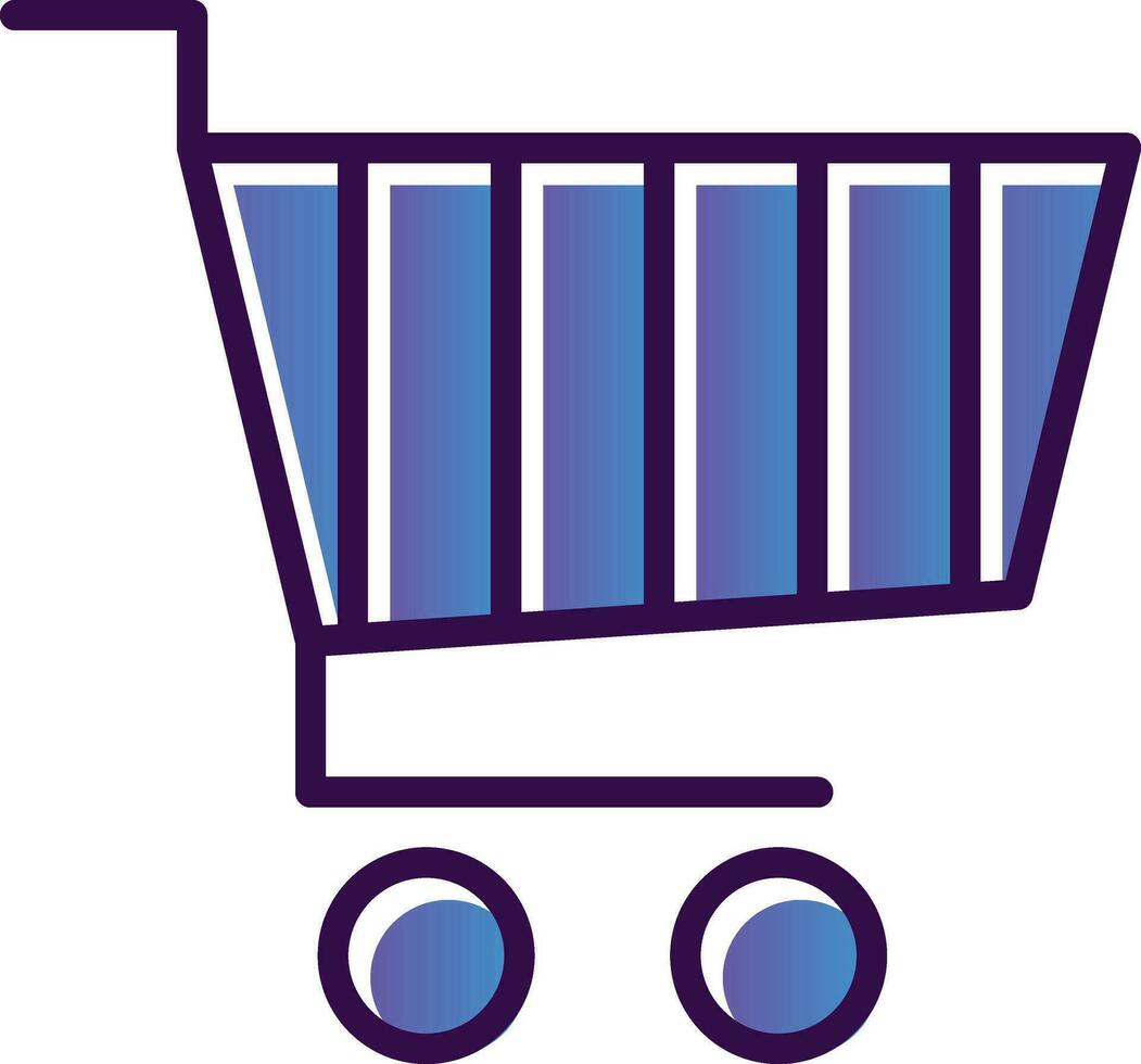 Shopping cart Vector Icon Design