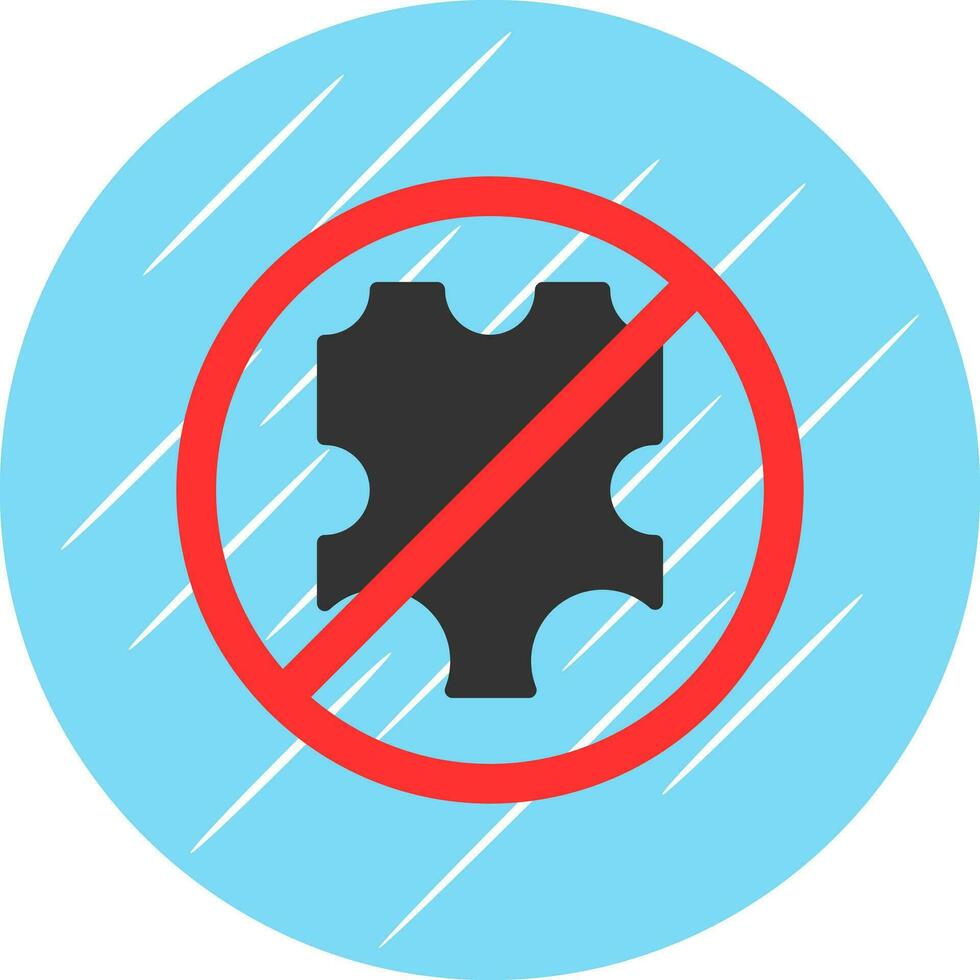 No leather Vector Icon Design