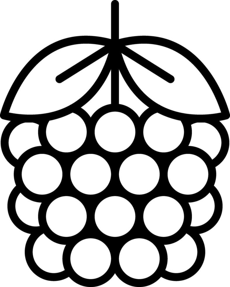 Blackberry Vector Icon Design