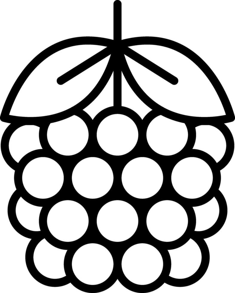 Blackberry Vector Icon Design