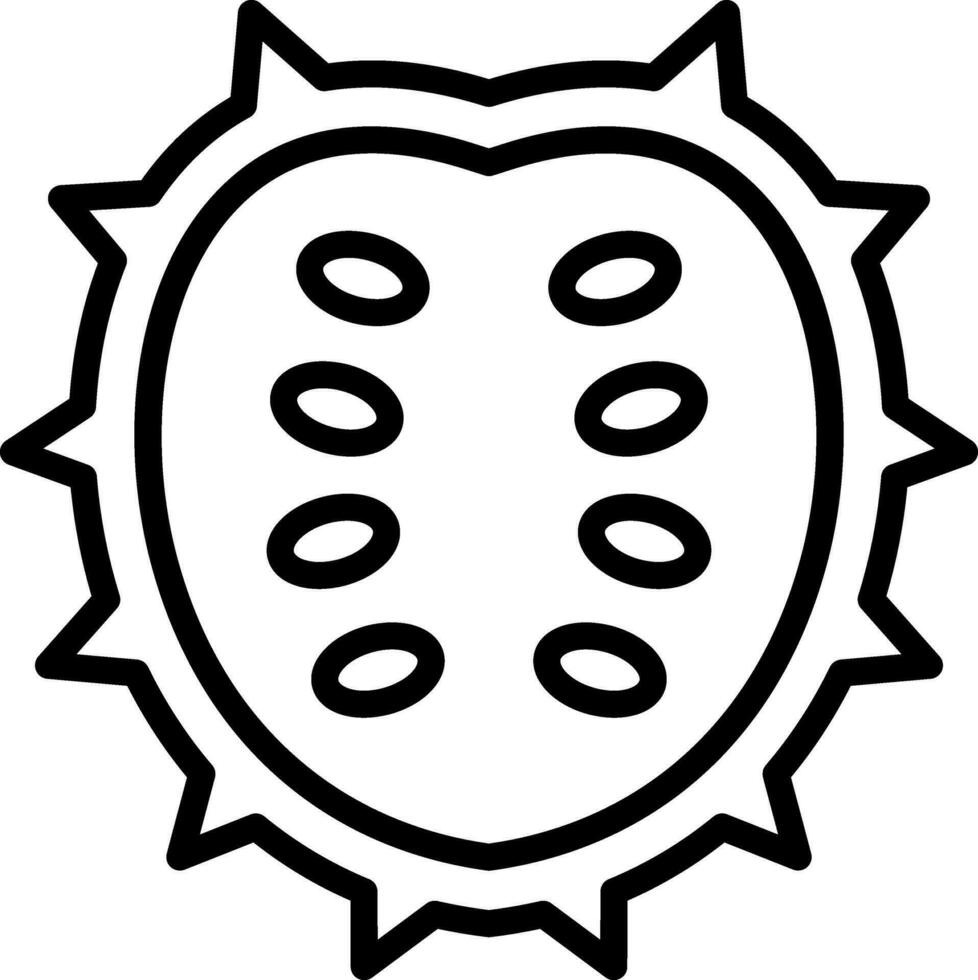 Soursop Vector Icon Design