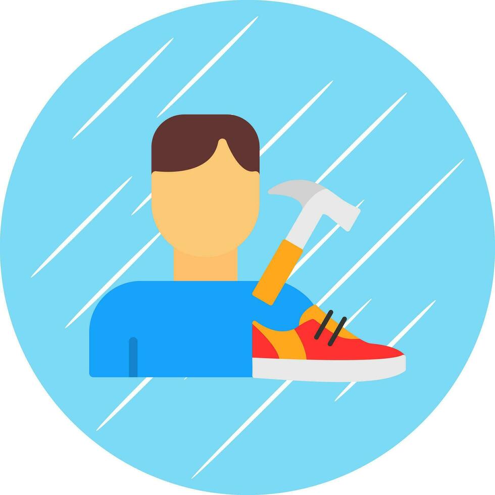 Shoemaker Vector Icon Design