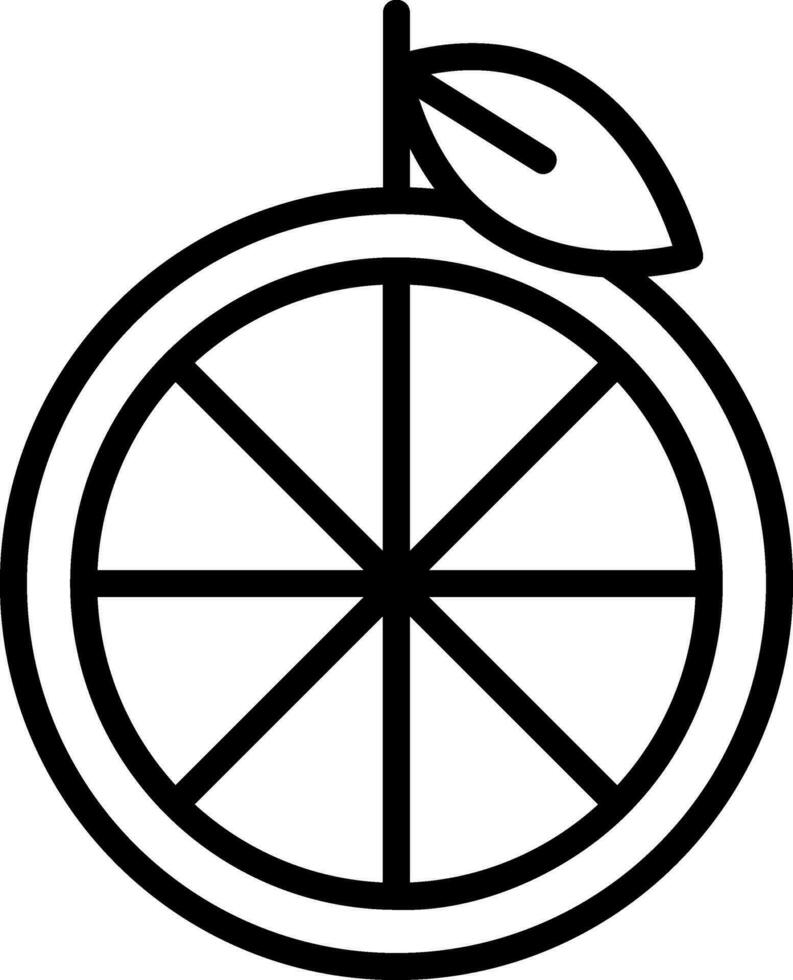 Mandarin Vector Icon Design