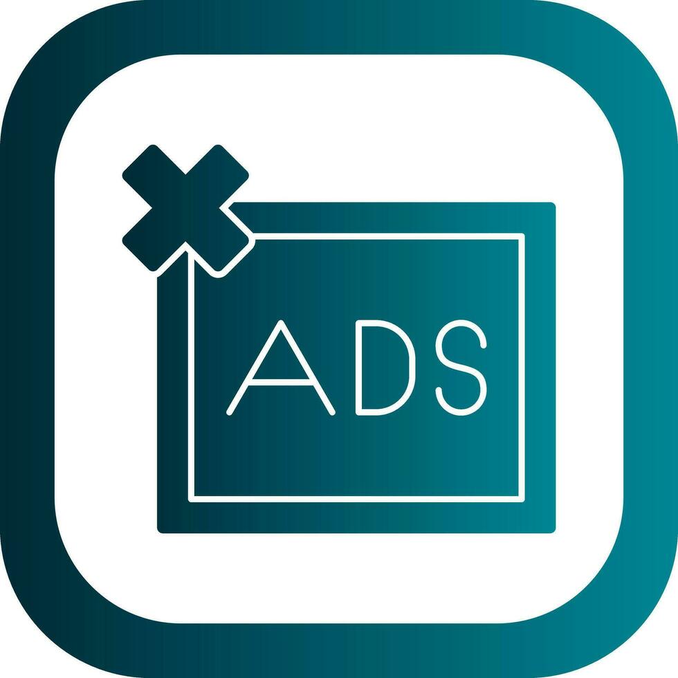 Remove ads Vector Icon Design