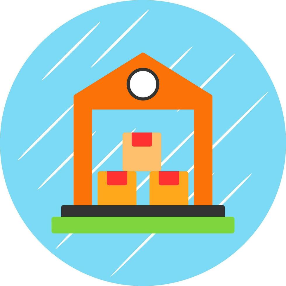 Warehouse Vector Icon Design