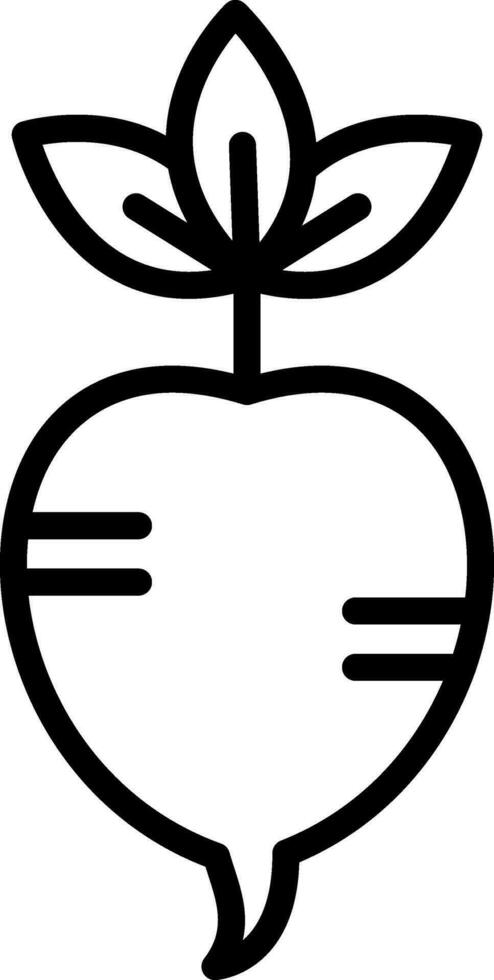 Beet Vector Icon Design