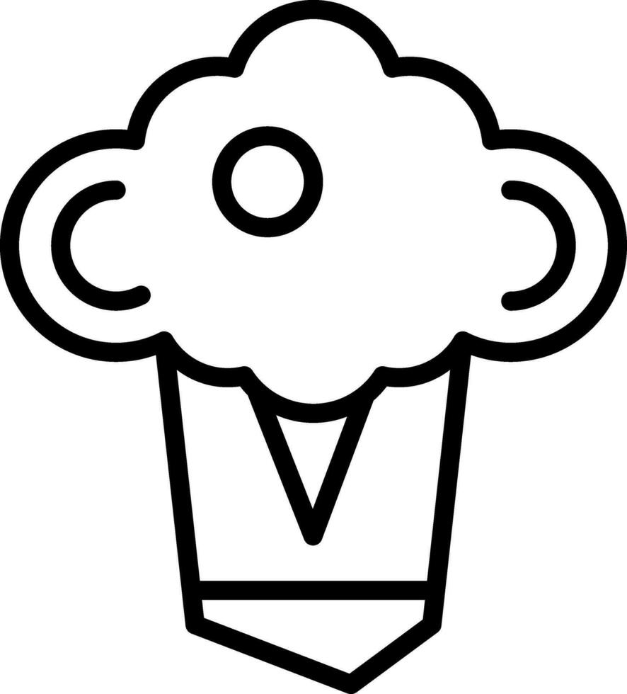 Broccoli Vector Icon Design