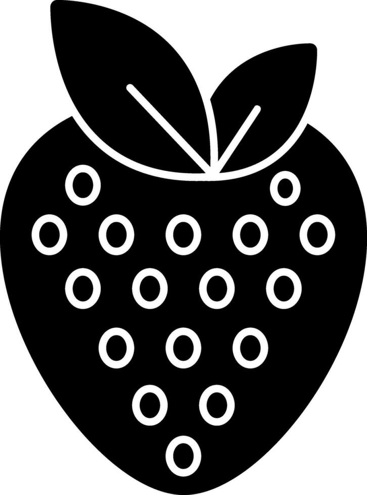 Strawberry Vector Icon Design