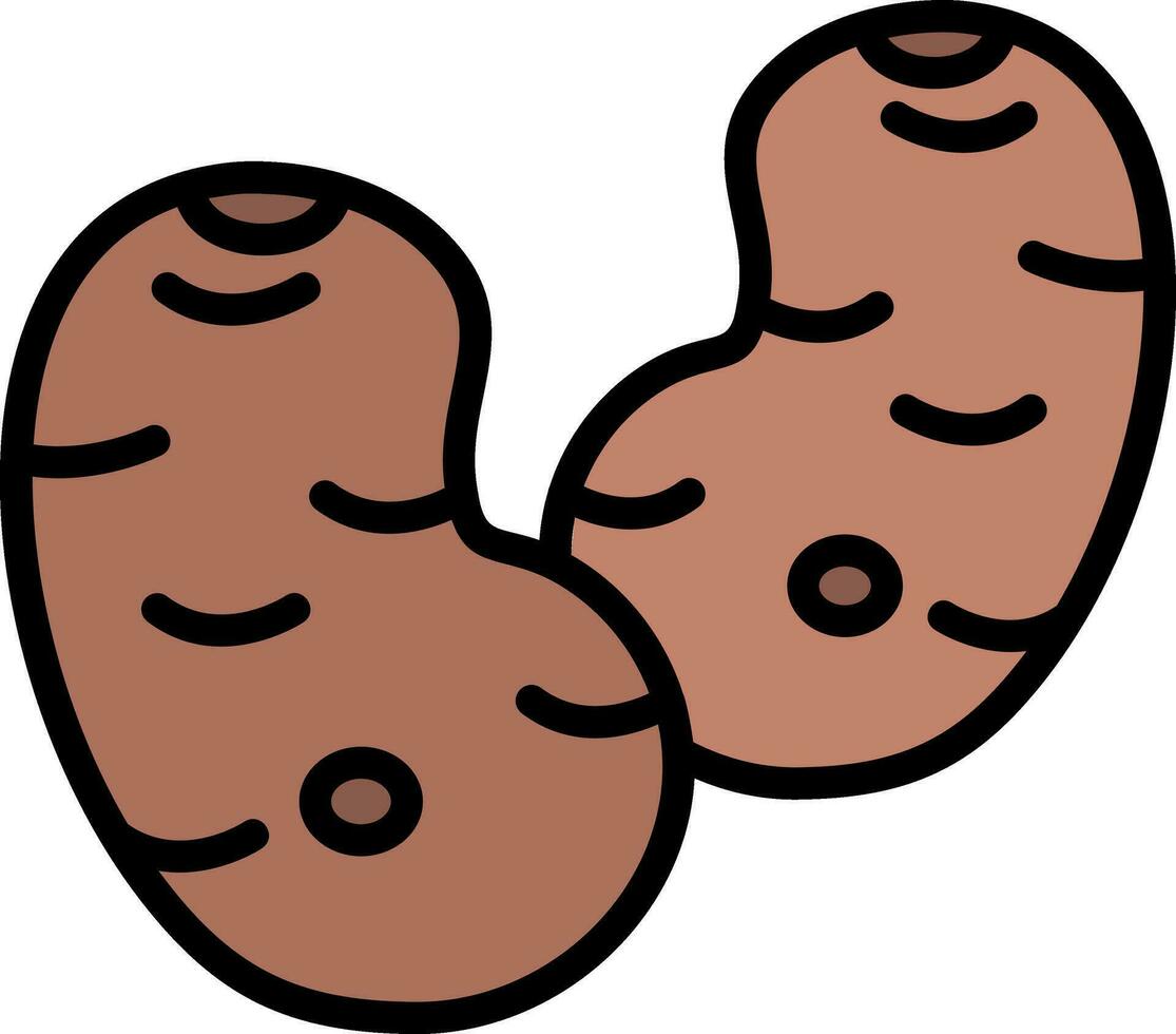 Potato Vector Icon Design