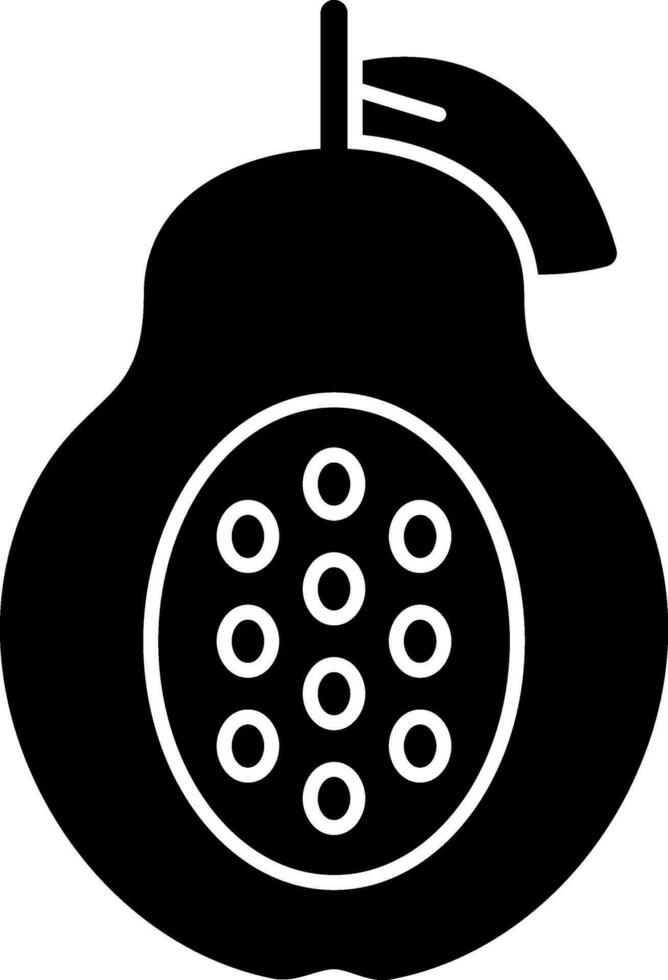 diseño de icono de vector de papaya