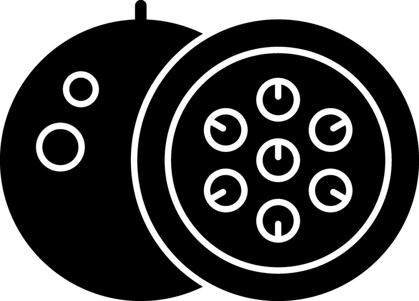 Passionfruit Vector Icon Design