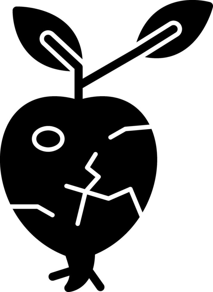 Kohlrabi Vector Icon Design