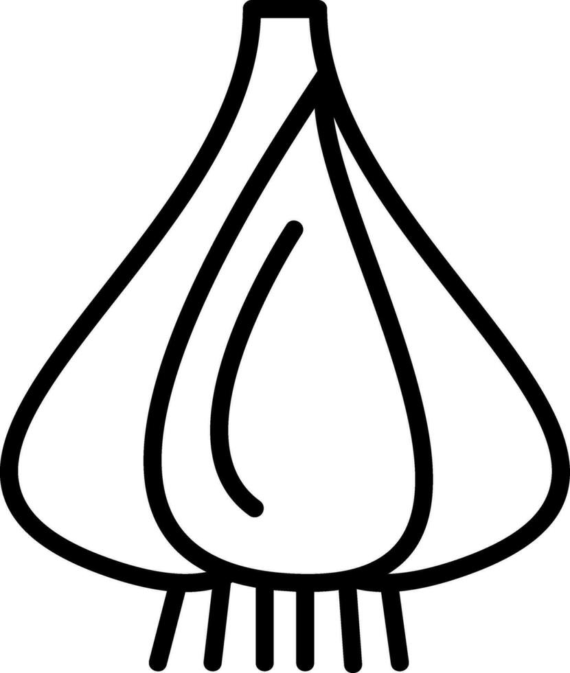 Garlic Vector Icon Design