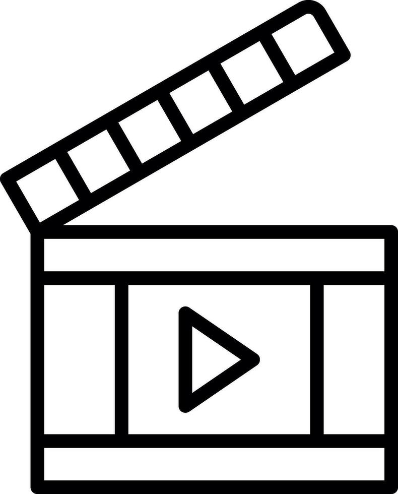 Clapperboard  Vector Icon Design