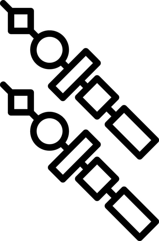 diseño de icono de vector de kebab