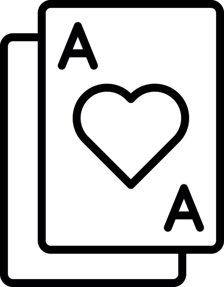 Playing Cards  Vector Icon Design