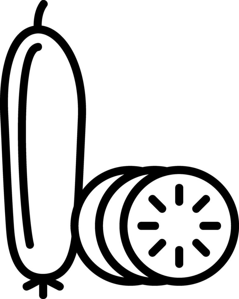 Cucumber Vector Icon Design