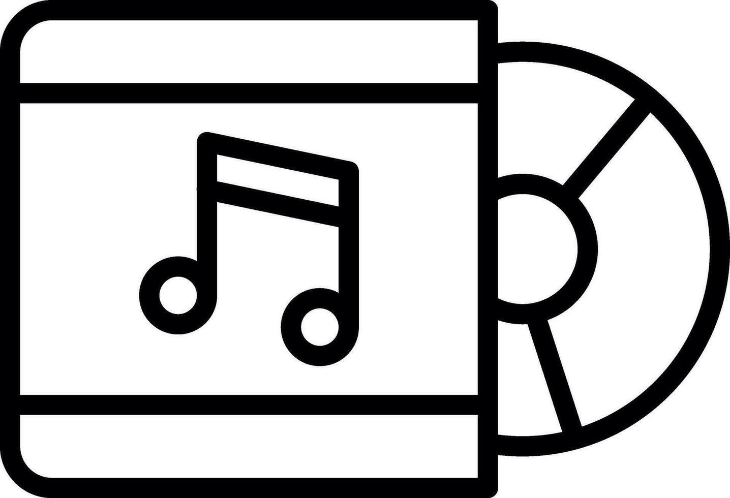 Cd Player  Vector Icon Design