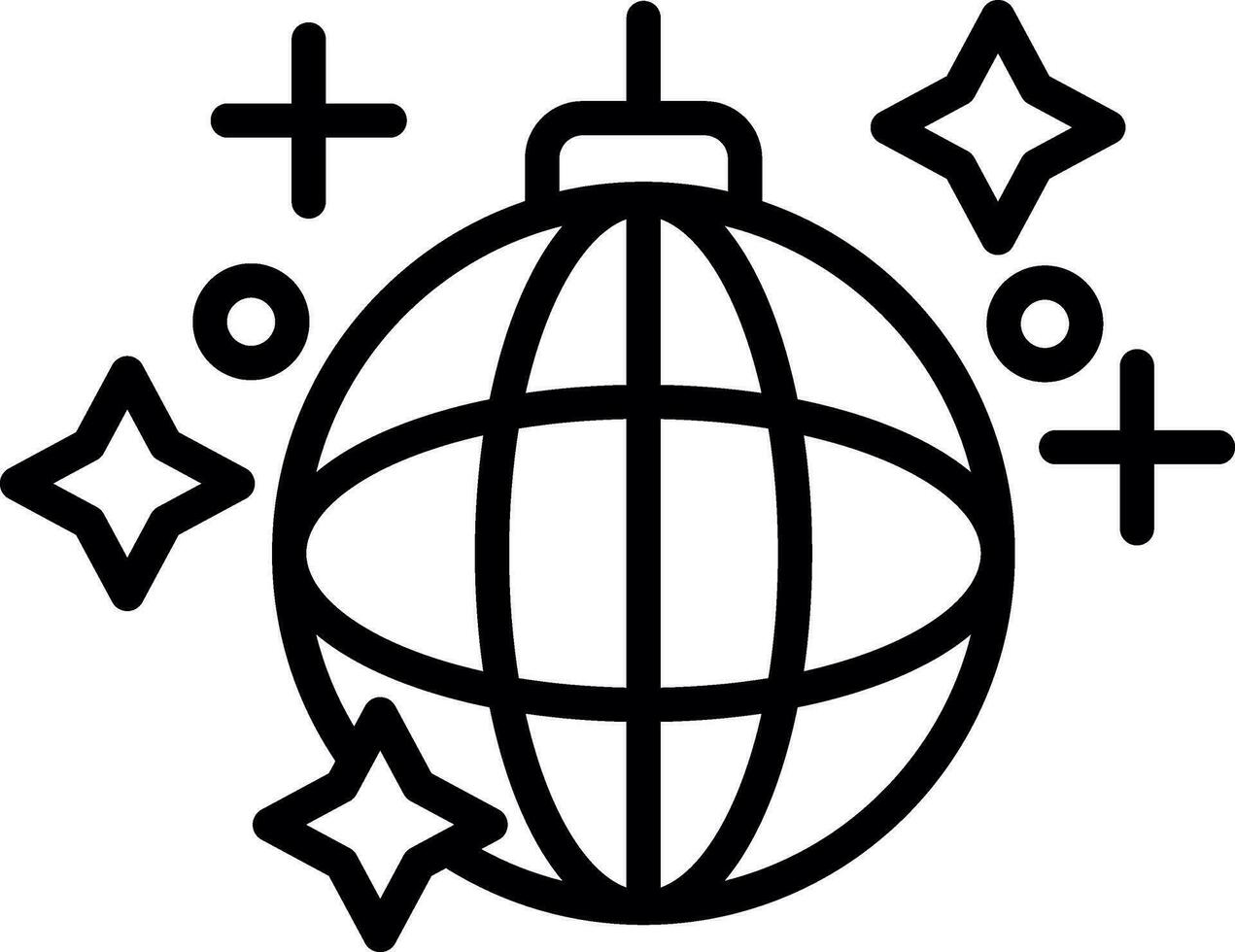 Disco Ball  Vector Icon Design
