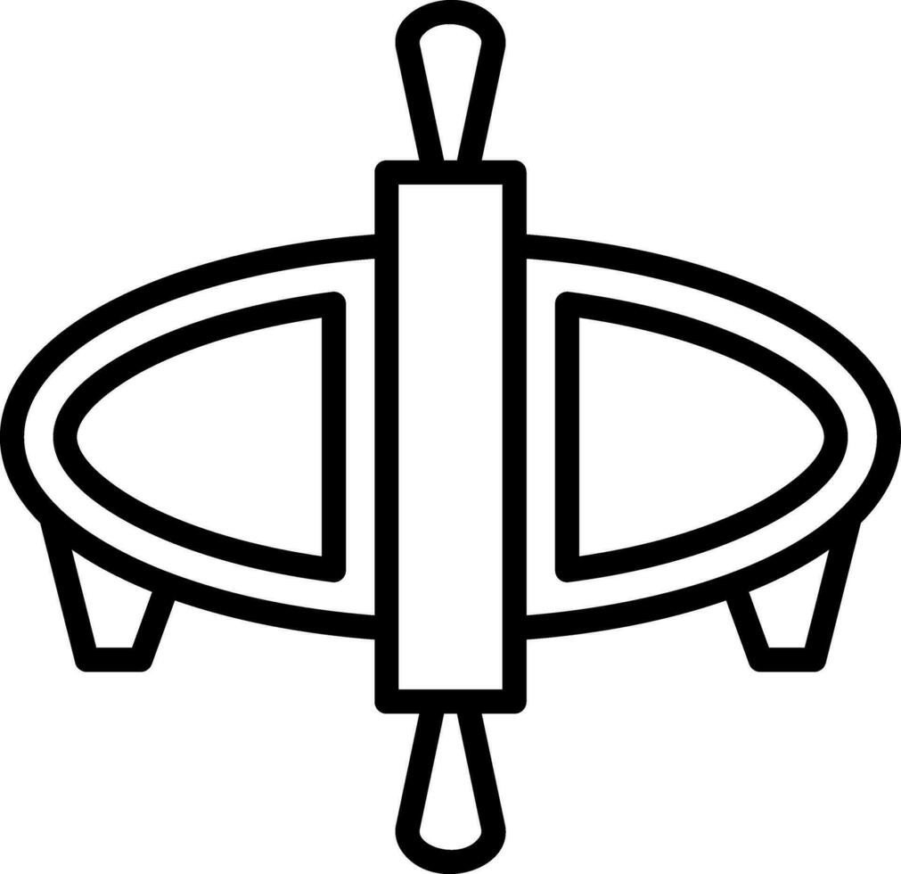 Rolling Pin Vector Icon Design