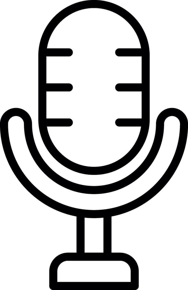 micrófono vector icono diseño