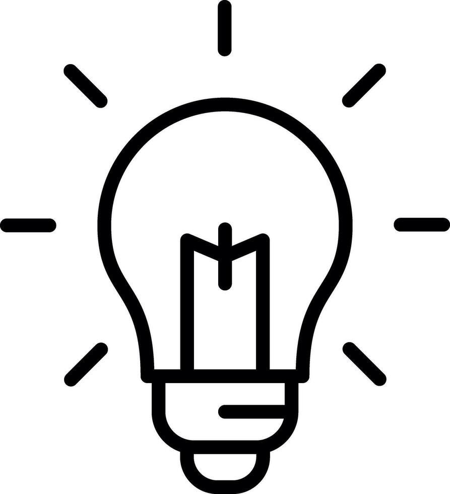 Led Bulb  Vector Icon Design