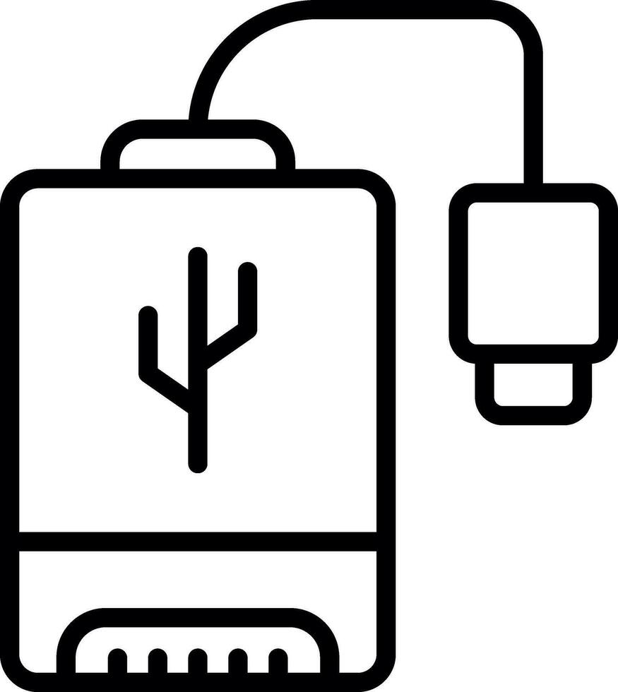 External Hard Drive  Vector Icon Design