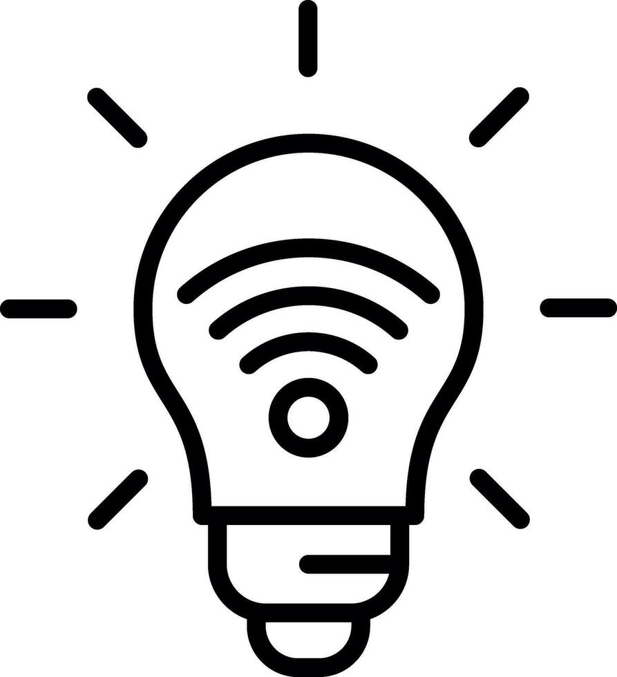 Smart Light  Vector Icon Design