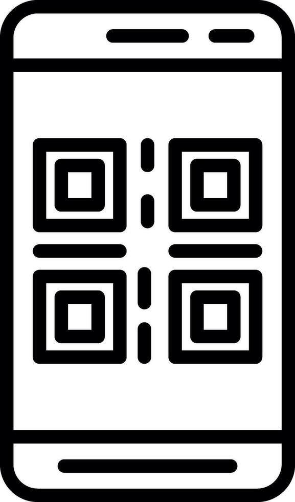 qr código vector icono diseño