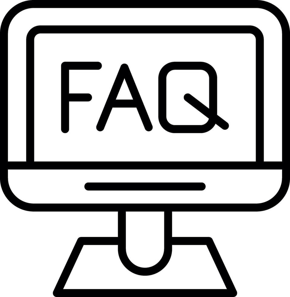 Faq  Vector Icon Design