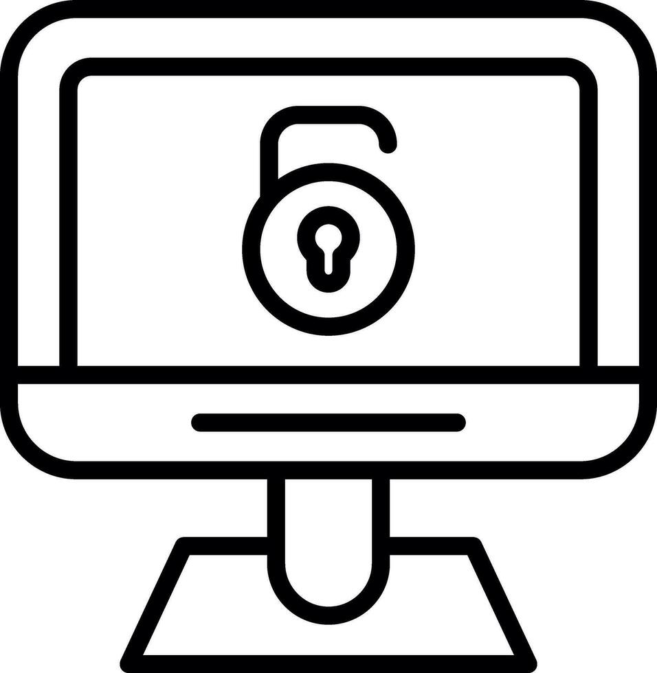 Unlock  Vector Icon Design