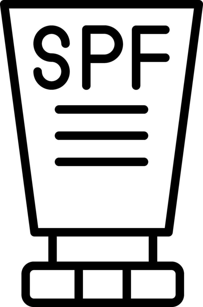 spf vector icono diseño