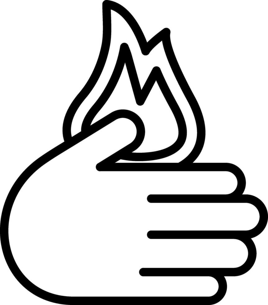 Burn  Vector Icon Design