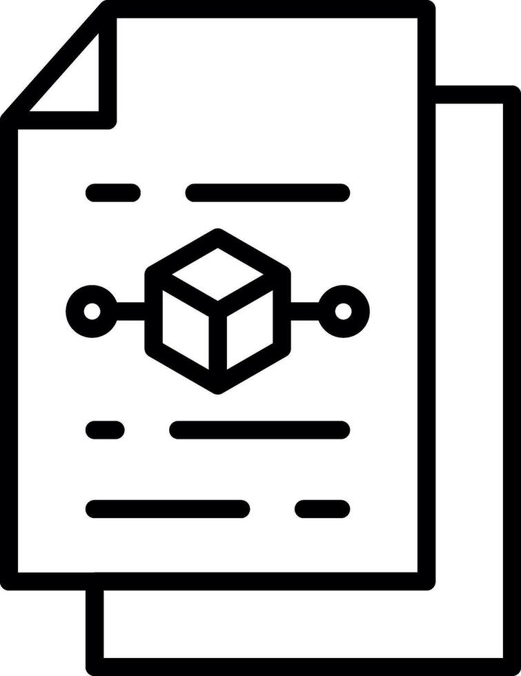 blockchain vector icono diseño